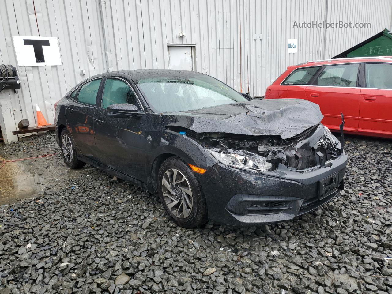 2016 Honda Civic Ex Black vin: 2HGFC2F77GH564611