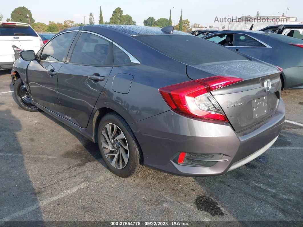 2017 Honda Civic Sedan Ex Gray vin: 2HGFC2F77HH530234