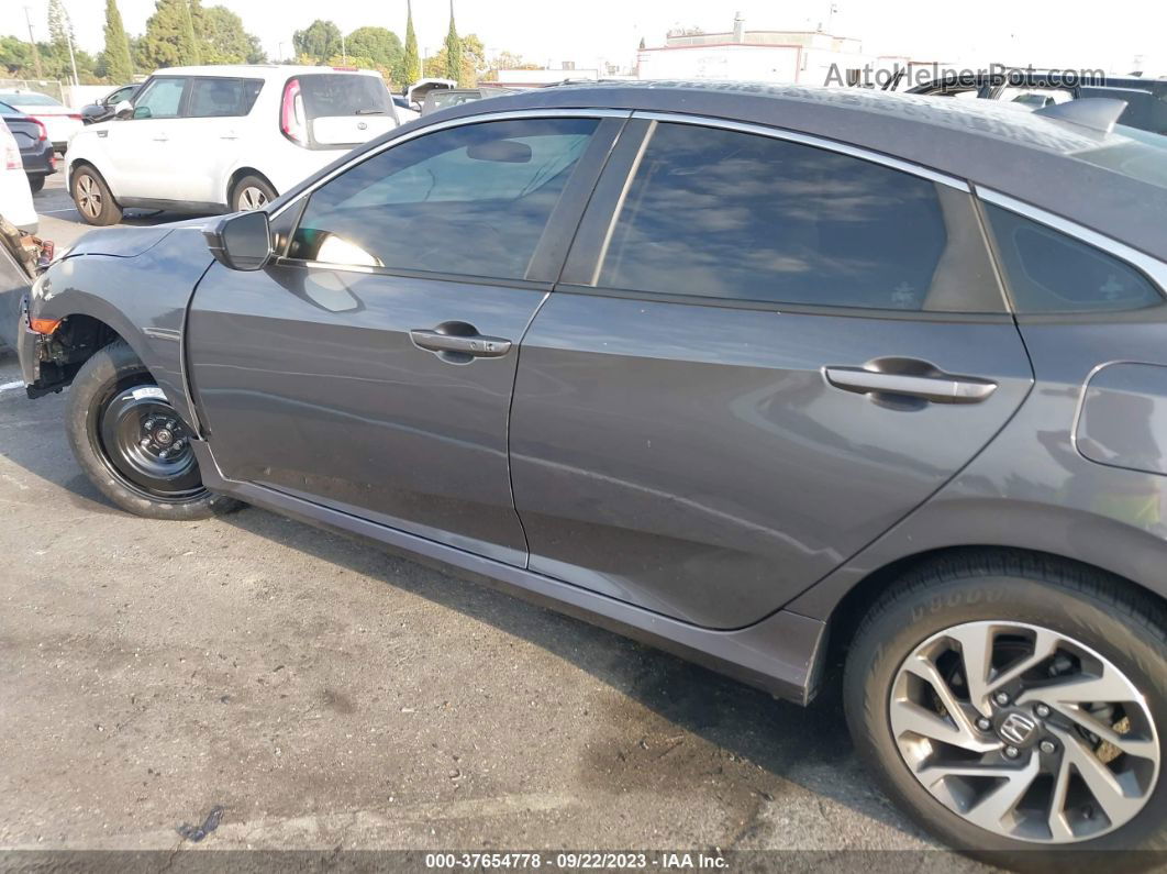 2017 Honda Civic Sedan Ex Gray vin: 2HGFC2F77HH530234