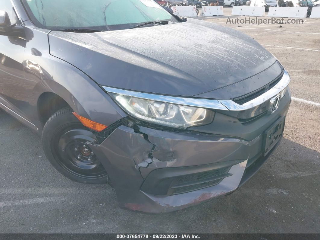 2017 Honda Civic Sedan Ex Gray vin: 2HGFC2F77HH530234