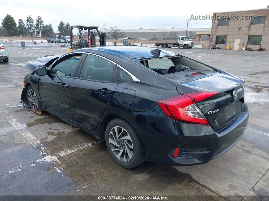 2017 Honda Civic Ex Black vin: 2HGFC2F77HH534350