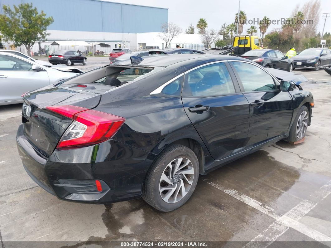 2017 Honda Civic Ex Black vin: 2HGFC2F77HH534350