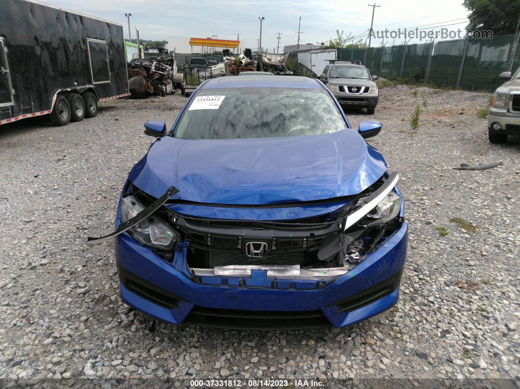 2017 Honda Civic Sedan Ex Blue vin: 2HGFC2F77HH546692