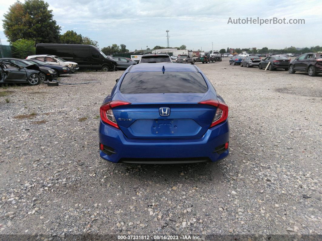 2017 Honda Civic Sedan Ex Blue vin: 2HGFC2F77HH546692