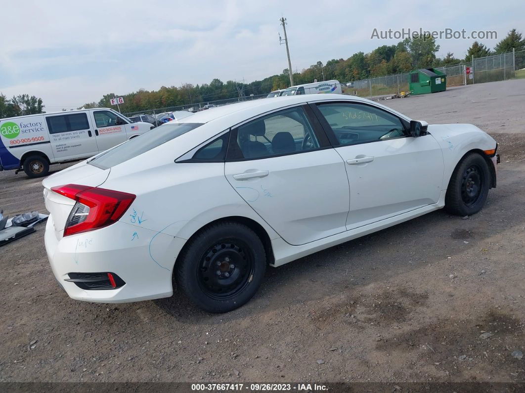 2017 Honda Civic Ex White vin: 2HGFC2F77HH558731