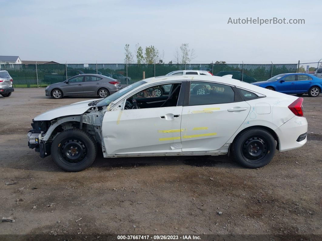 2017 Honda Civic Ex White vin: 2HGFC2F77HH558731