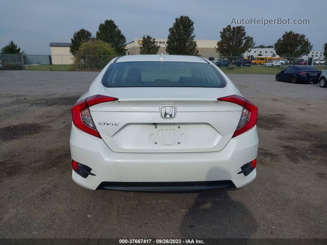 2017 Honda Civic Ex White vin: 2HGFC2F77HH558731