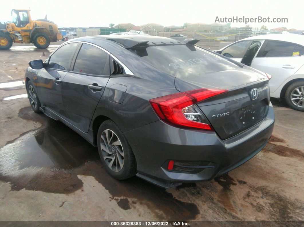 2016 Honda Civic Ex Серый vin: 2HGFC2F78GH549650