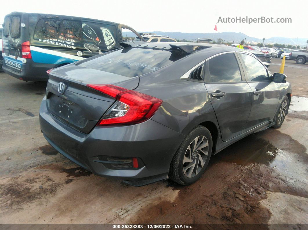 2016 Honda Civic Ex Серый vin: 2HGFC2F78GH549650