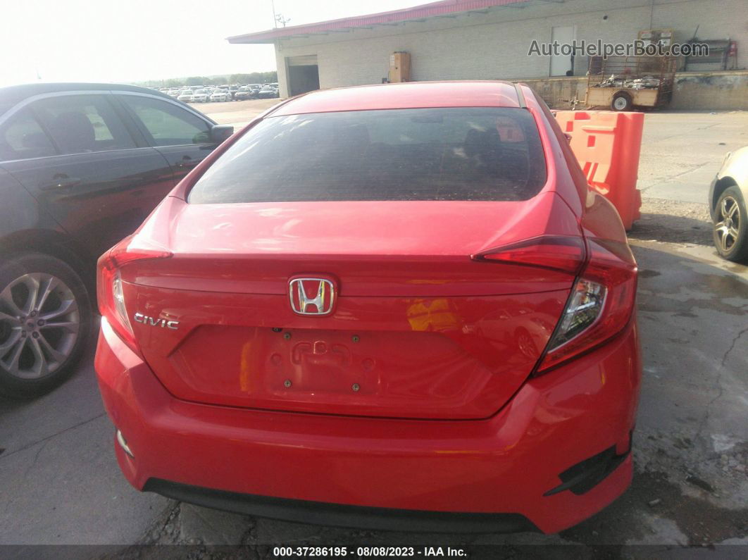 2016 Honda Civic Sedan Ex Red vin: 2HGFC2F78GH569509