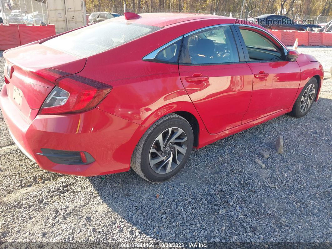 2017 Honda Civic Ex Red vin: 2HGFC2F78HH505178