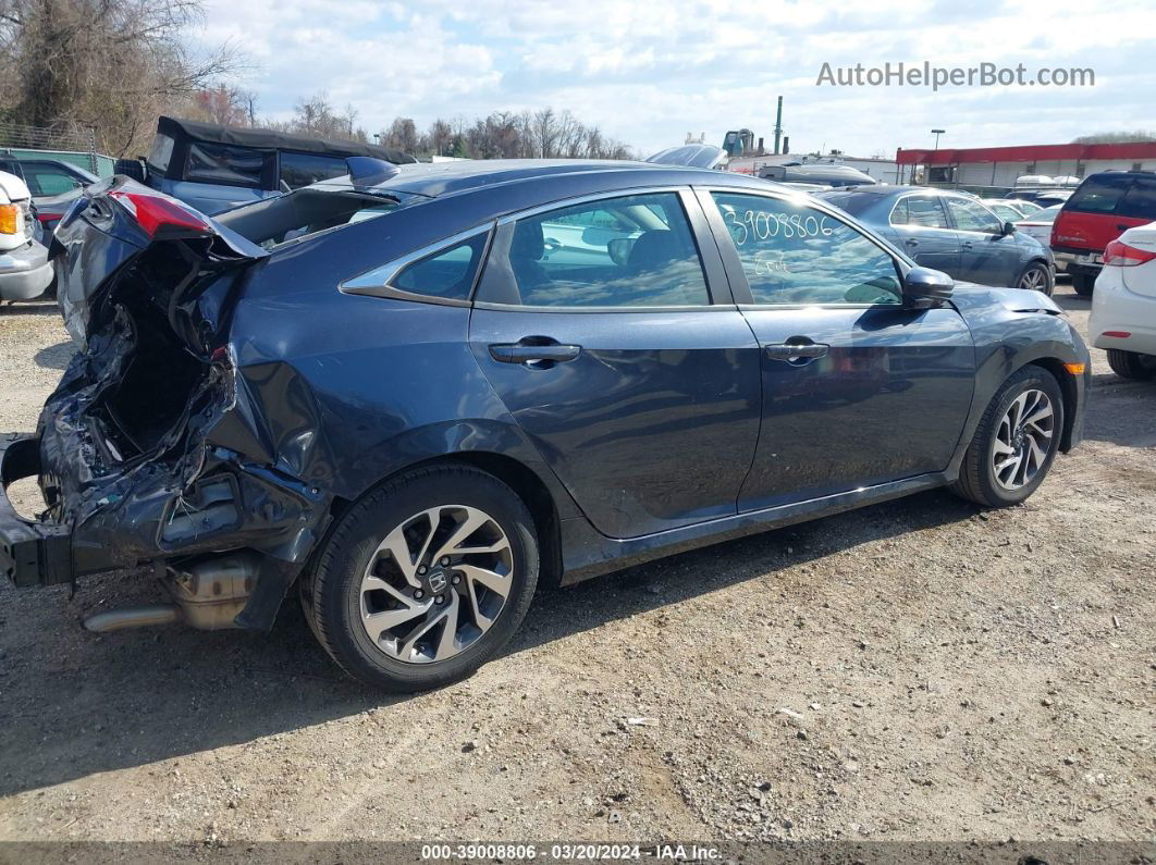 2017 Honda Civic Ex Dark Blue vin: 2HGFC2F78HH559130