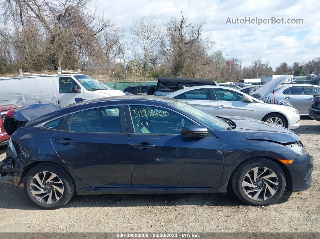 2017 Honda Civic Ex Dark Blue vin: 2HGFC2F78HH559130