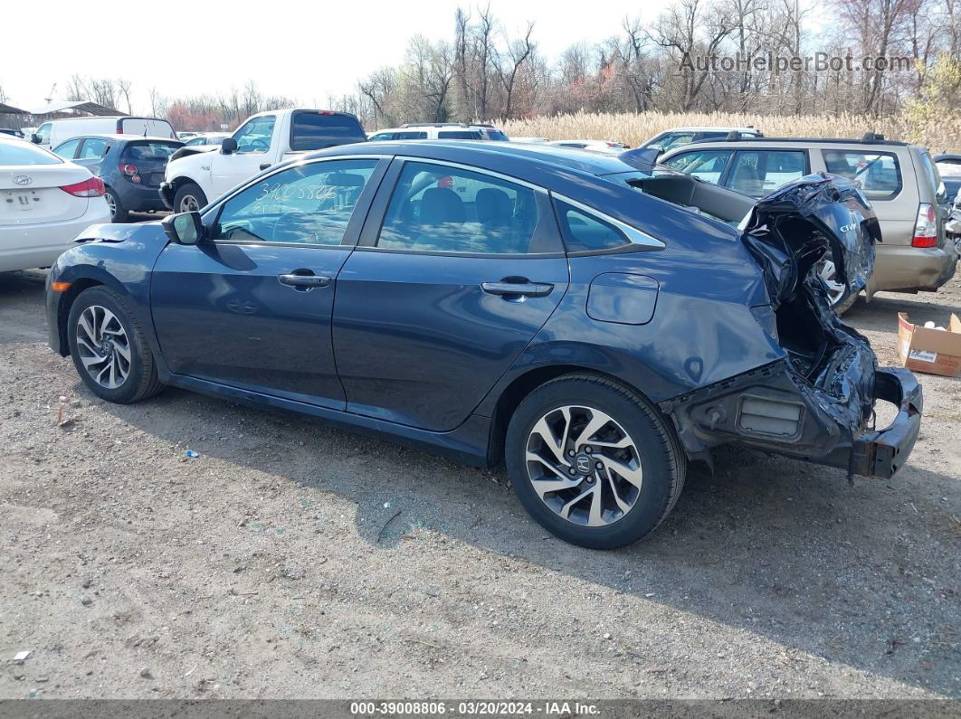 2017 Honda Civic Ex Dark Blue vin: 2HGFC2F78HH559130