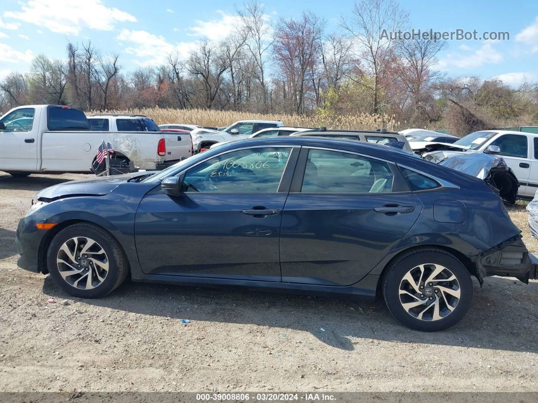 2017 Honda Civic Ex Dark Blue vin: 2HGFC2F78HH559130