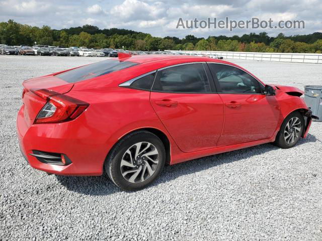 2017 Honda Civic Ex Red vin: 2HGFC2F78HH570046