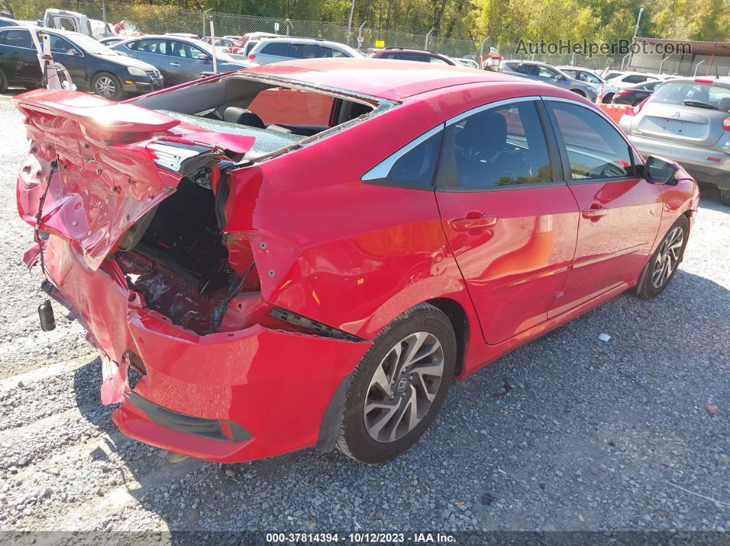 2016 Honda Civic Sedan Ex Red vin: 2HGFC2F79GH515264