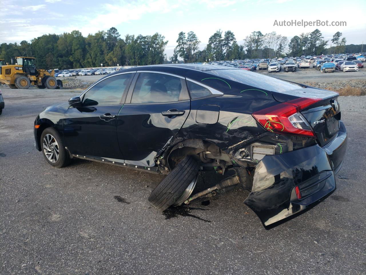 2016 Honda Civic Ex Black vin: 2HGFC2F79GH563783