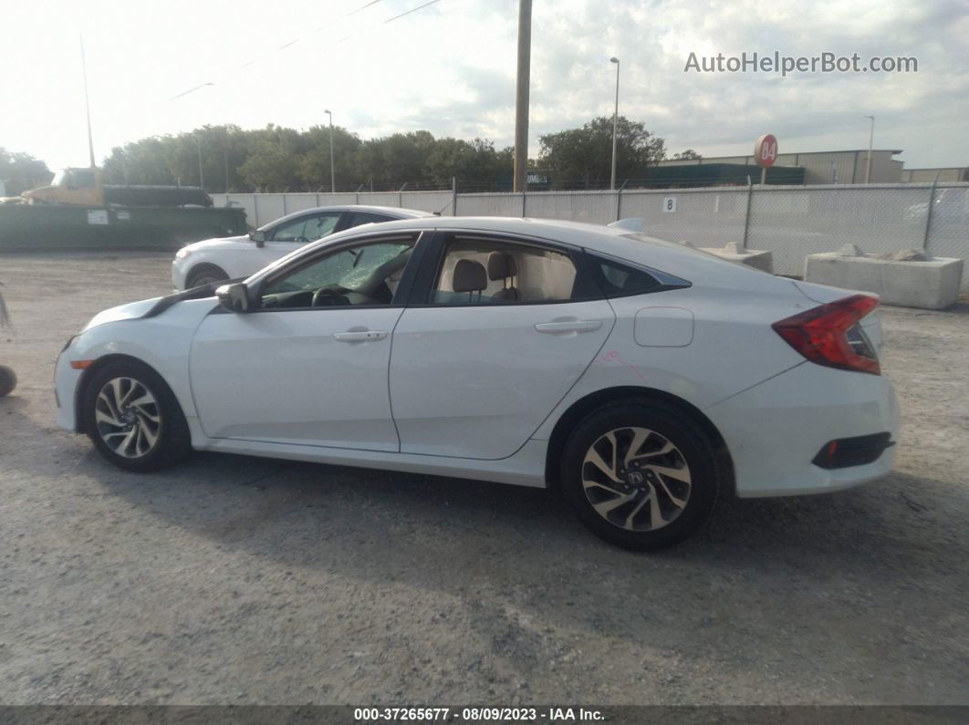 2017 Honda Civic Sedan Ex White vin: 2HGFC2F79HH540070