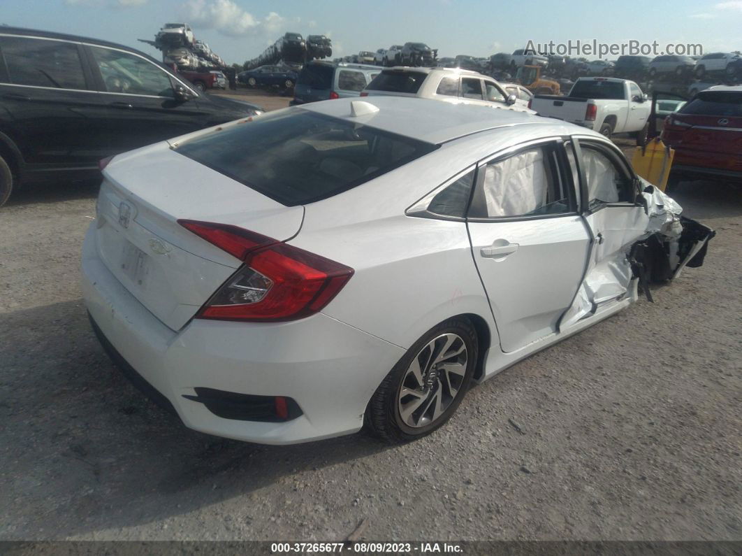 2017 Honda Civic Sedan Ex White vin: 2HGFC2F79HH540070