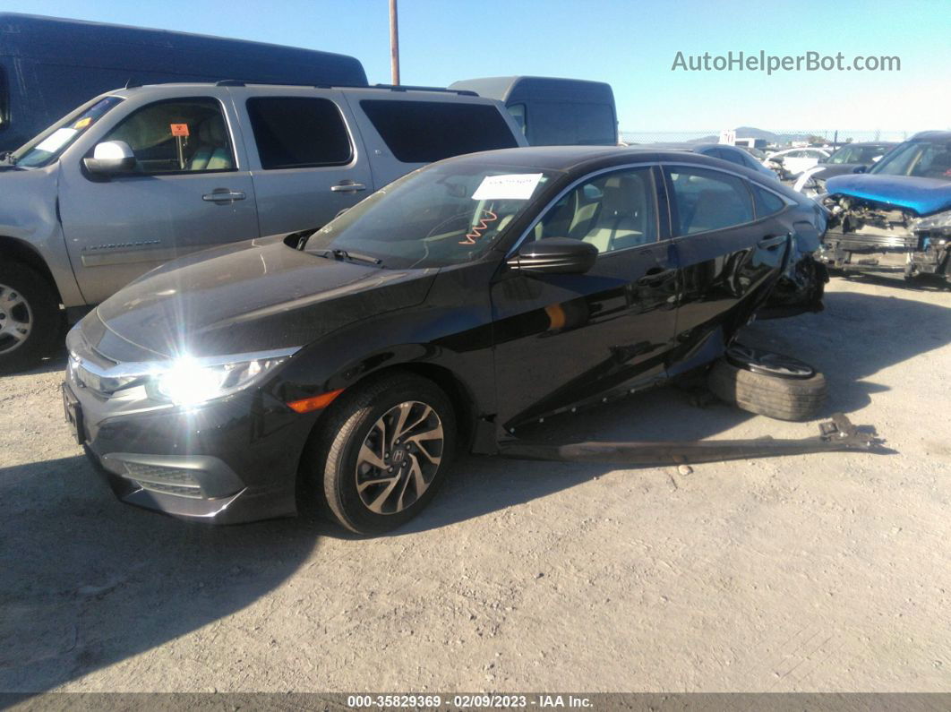 2016 Honda Civic Ex Black vin: 2HGFC2F7XGH573450