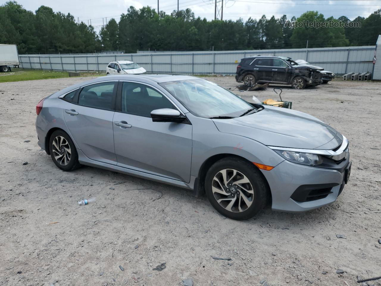 2017 Honda Civic Ex Cream vin: 2HGFC2F7XHH505148