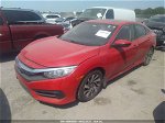 2017 Honda Civic Sedan Ex Red vin: 2HGFC2F7XHH508728