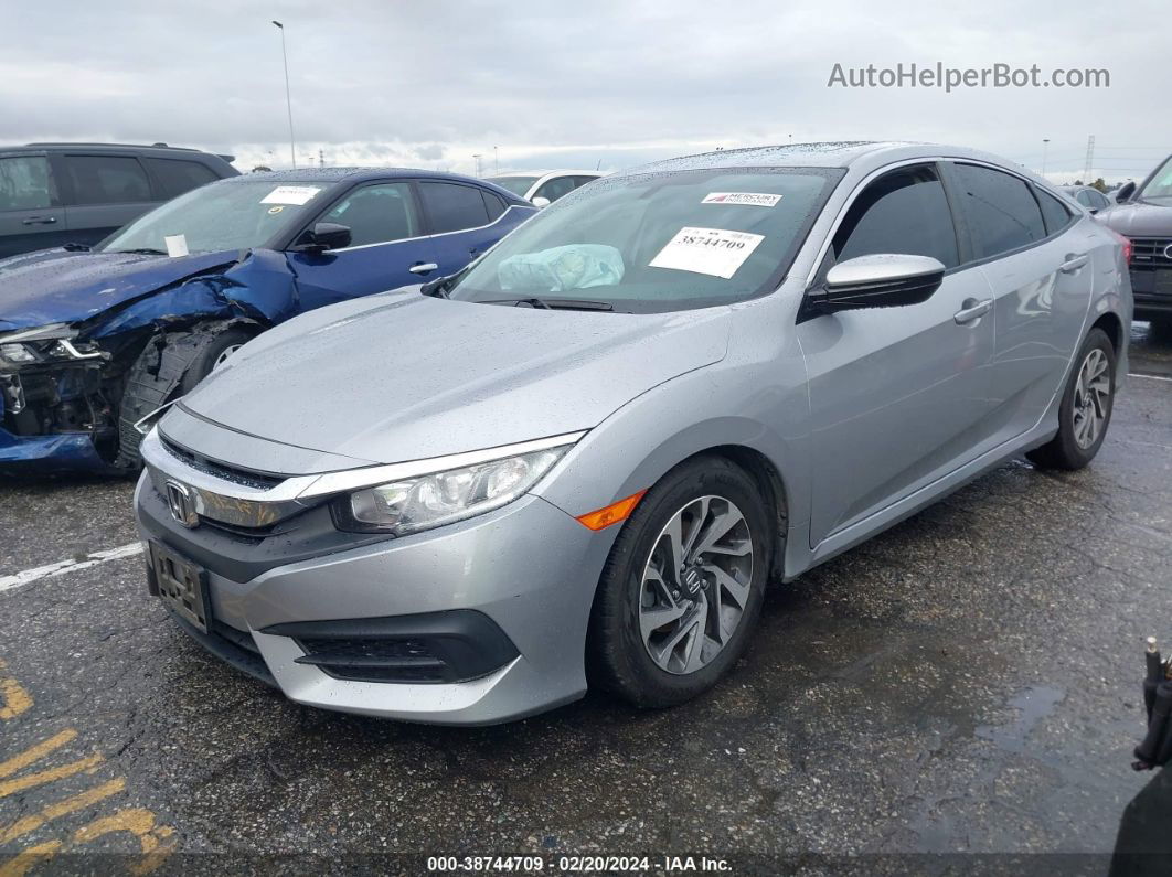 2017 Honda Civic Ex Silver vin: 2HGFC2F7XHH539767