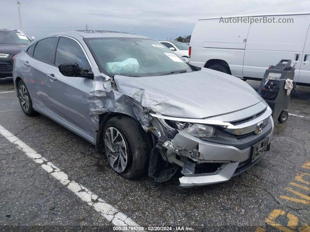 2017 Honda Civic Ex Silver vin: 2HGFC2F7XHH539767