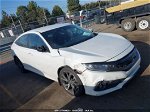 2019 Honda Civic Sedan Sport White vin: 2HGFC2F80KH574835