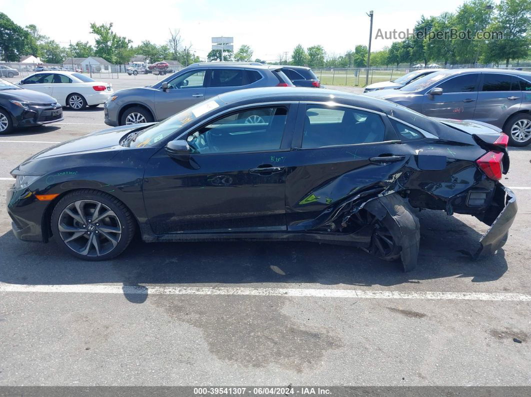 2019 Honda Civic Sport Black vin: 2HGFC2F80KH577475