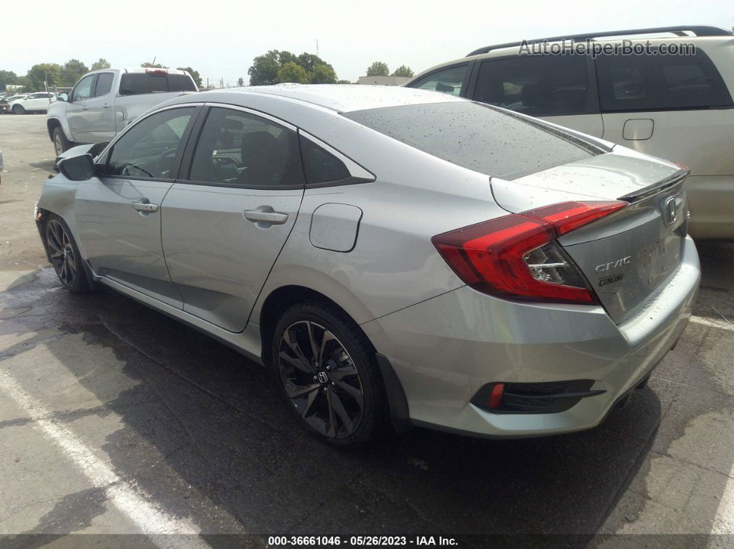 2020 Honda Civic Sedan Sport Blue vin: 2HGFC2F80LH503975