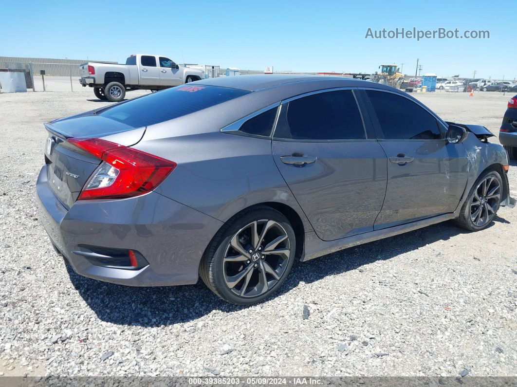 2020 Honda Civic Sport Gray vin: 2HGFC2F80LH510277