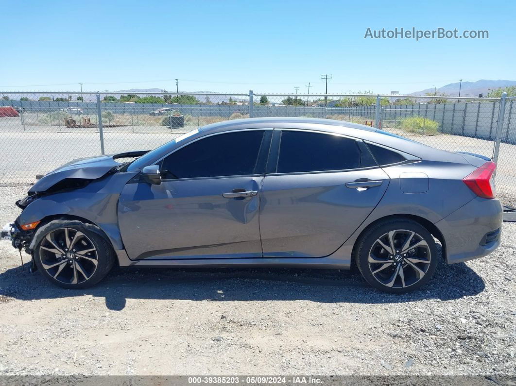 2020 Honda Civic Sport Gray vin: 2HGFC2F80LH510277