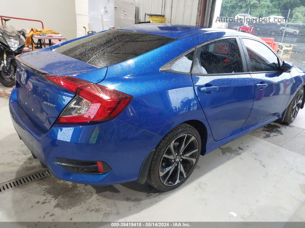 2020 Honda Civic Sport Blue vin: 2HGFC2F80LH538760