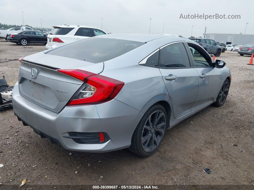 2020 Honda Civic Sport Silver vin: 2HGFC2F80LH568065