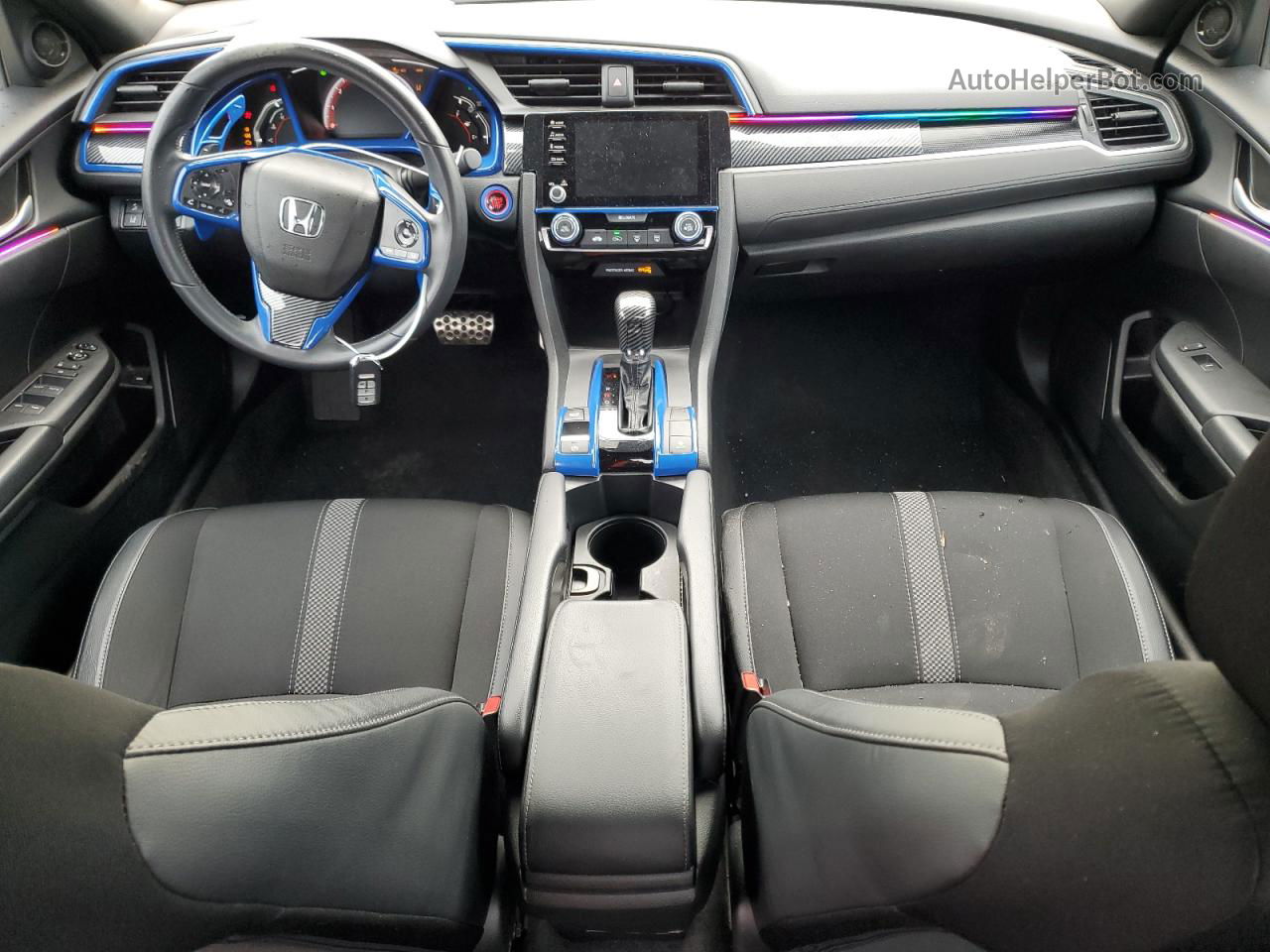 2020 Honda Civic Sport Blue vin: 2HGFC2F80LH574657