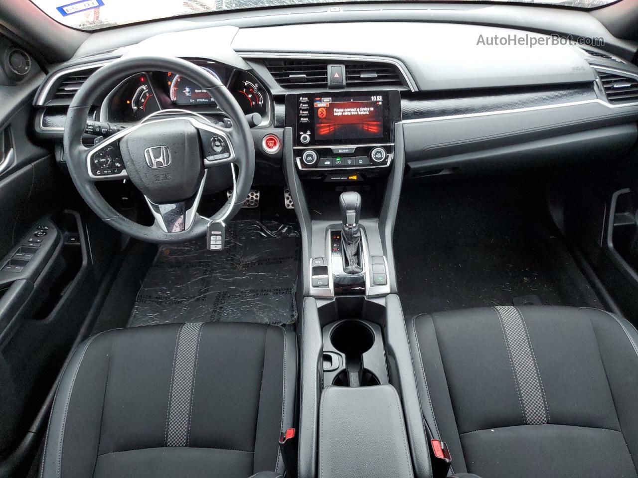 2020 Honda Civic Sport Красный vin: 2HGFC2F80LH586095