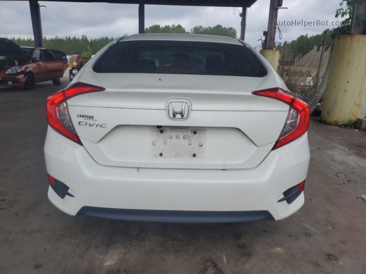2016 Honda Civic Ex White vin: 2HGFC2F81GH511816