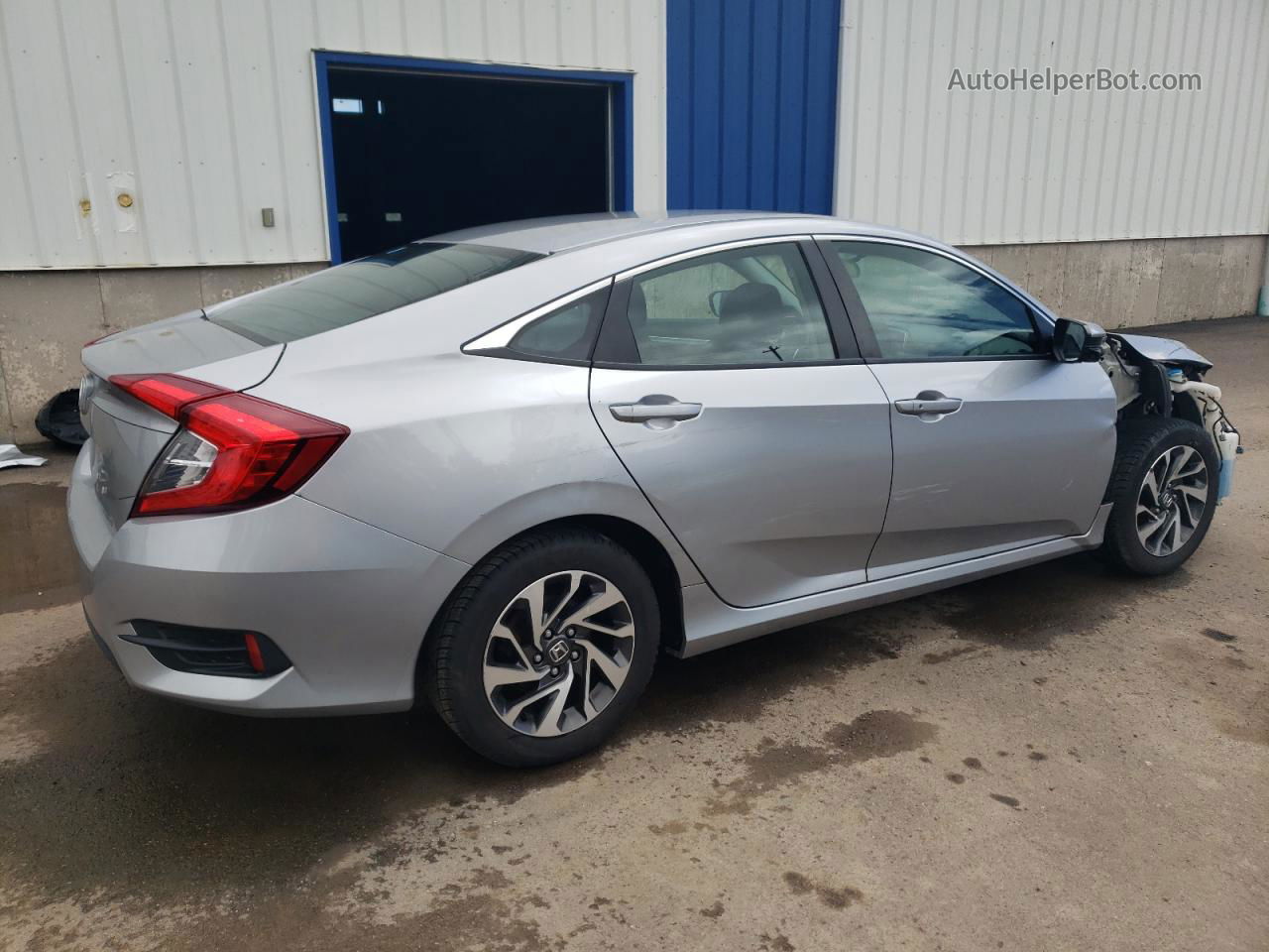 2017 Honda Civic Ex Silver vin: 2HGFC2F81HH023242