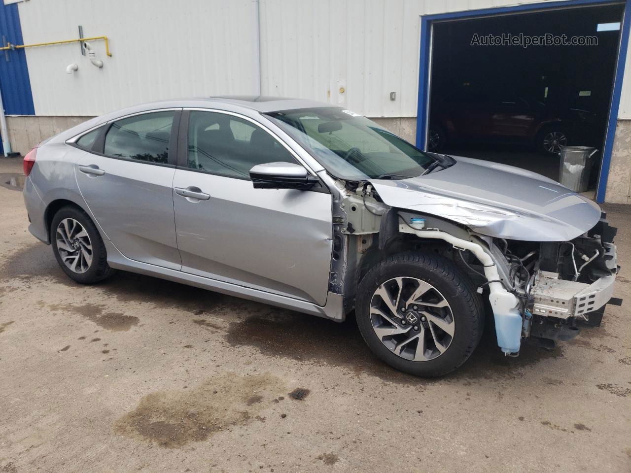 2017 Honda Civic Ex Silver vin: 2HGFC2F81HH023242