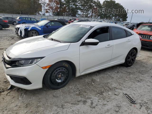 2019 Honda Civic Sport White vin: 2HGFC2F81KH509217