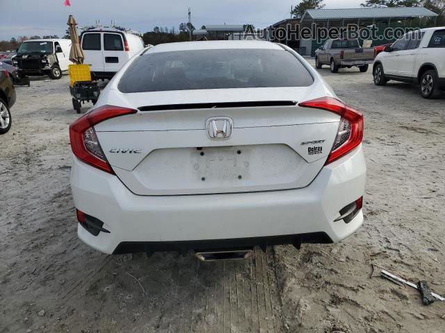 2019 Honda Civic Sport White vin: 2HGFC2F81KH509217