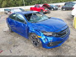 2019 Honda Civic Sport Blue vin: 2HGFC2F81KH516930