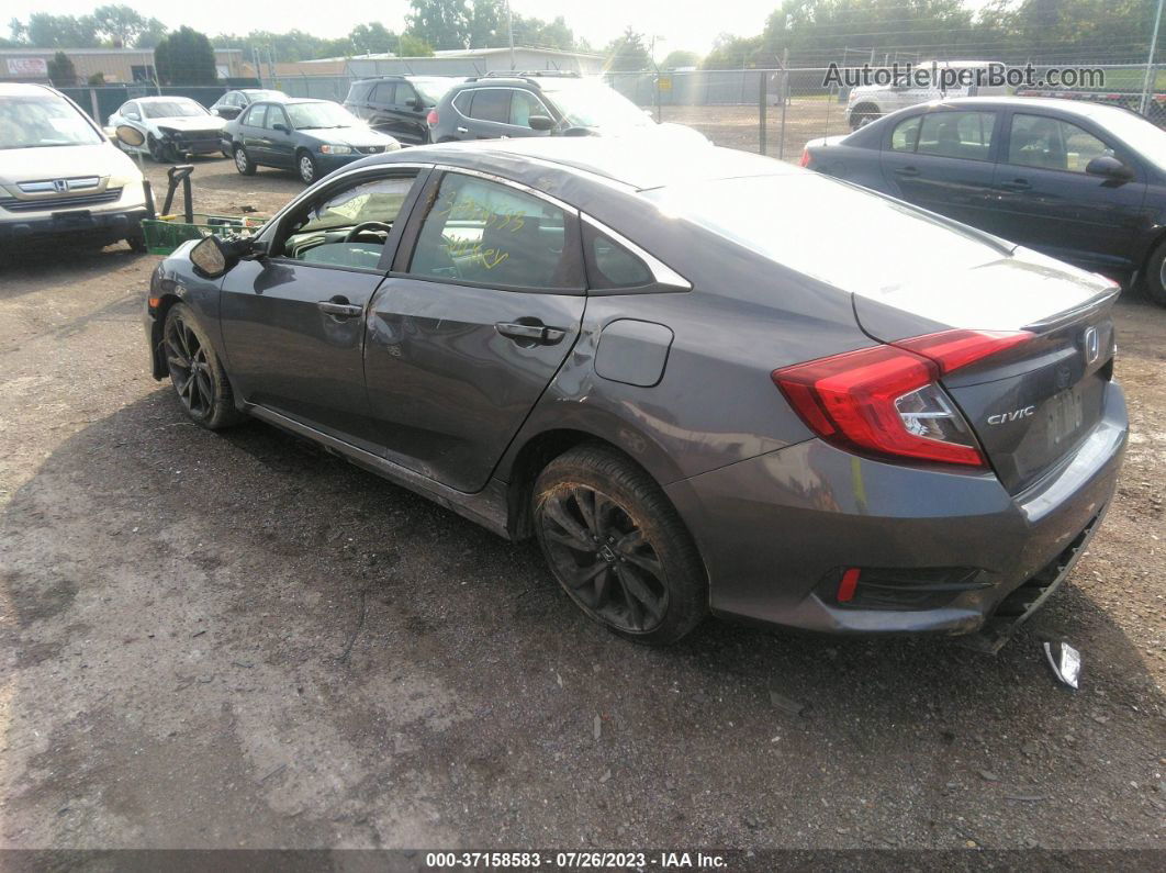 2019 Honda Civic Sedan Sport Серый vin: 2HGFC2F81KH524722