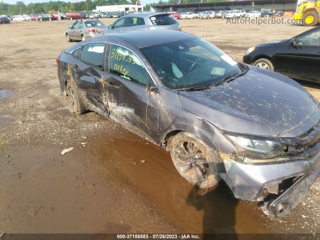 2019 Honda Civic Sedan Sport Серый vin: 2HGFC2F81KH524722