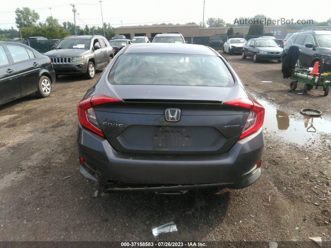 2019 Honda Civic Sedan Sport Серый vin: 2HGFC2F81KH524722