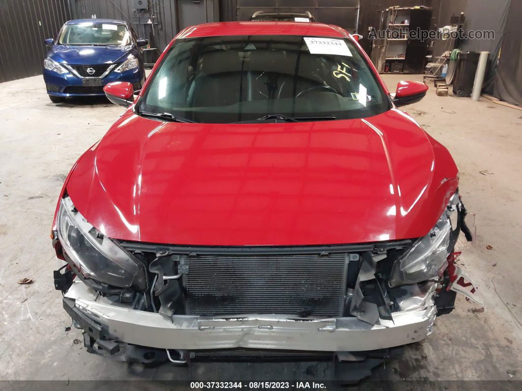 2019 Honda Civic Sport Red vin: 2HGFC2F81KH593152