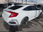 2019 Honda Civic Sport White vin: 2HGFC2F81KH598402