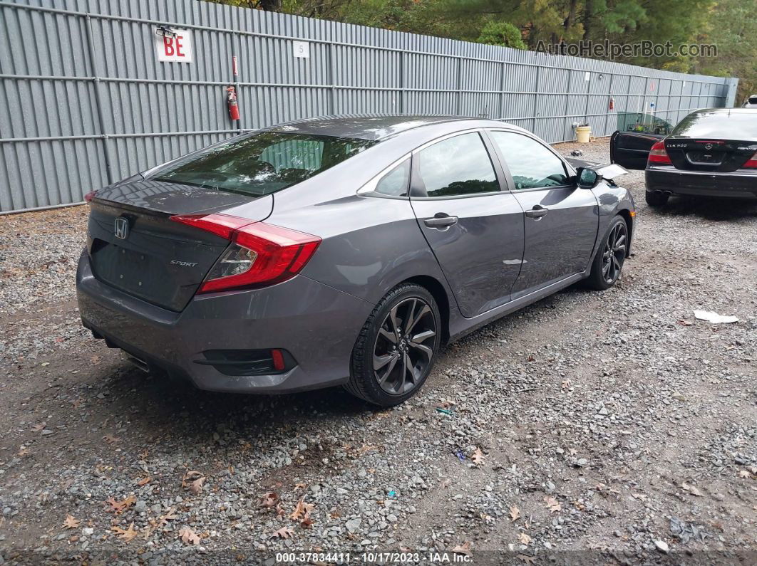 2020 Honda Civic Sedan Sport Gray vin: 2HGFC2F81LH507081